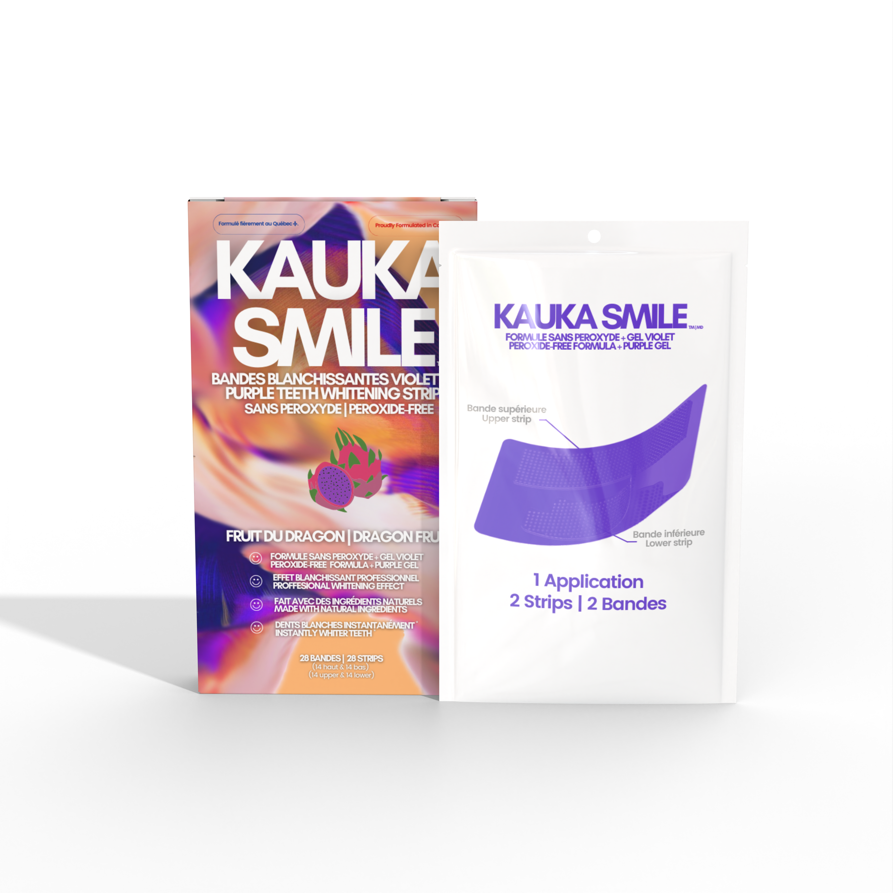 Bandes Violettes Kauka Smile (sans peroxyde)