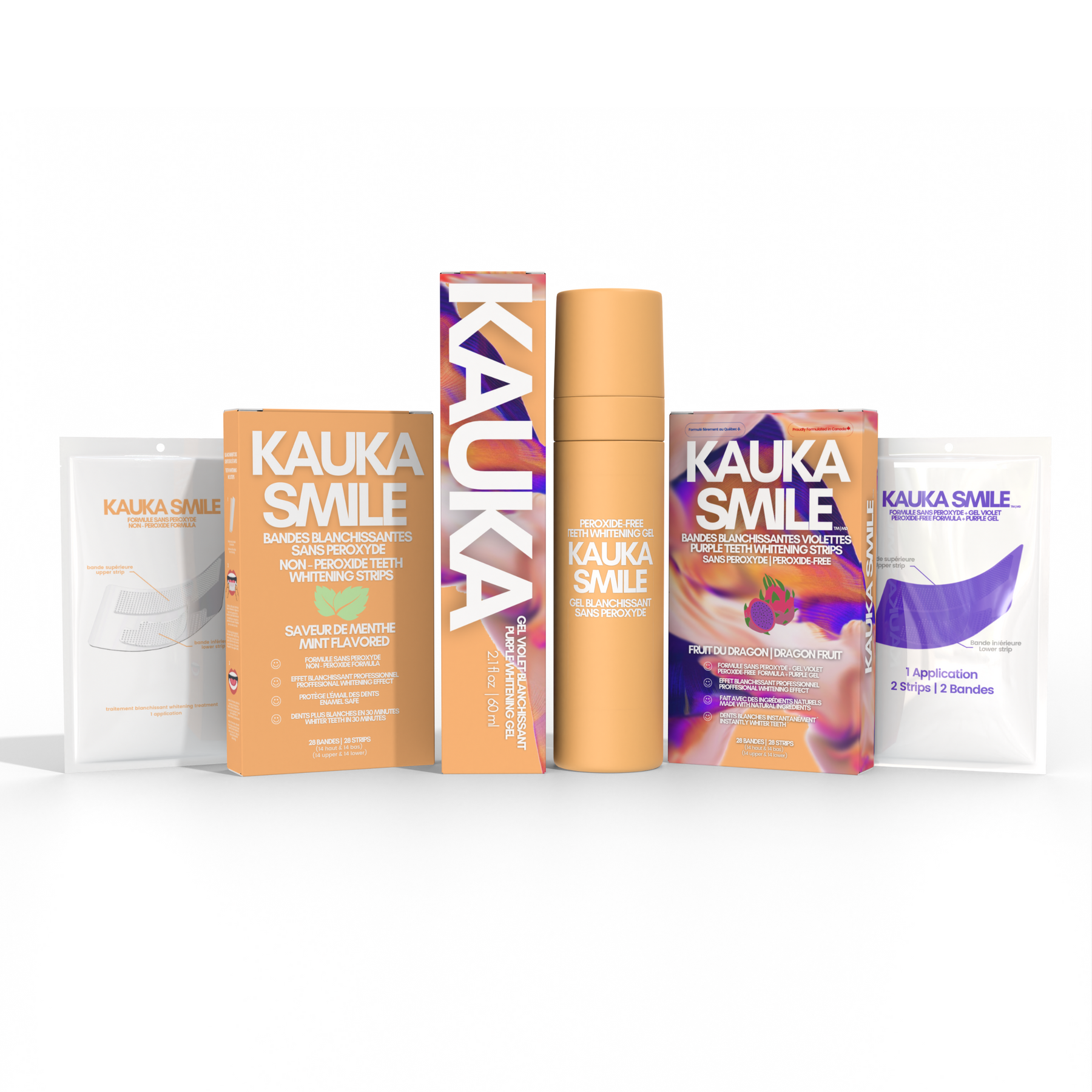 Triple Pack : Bandes Kauka + Gel Violet + Bandes Violettes