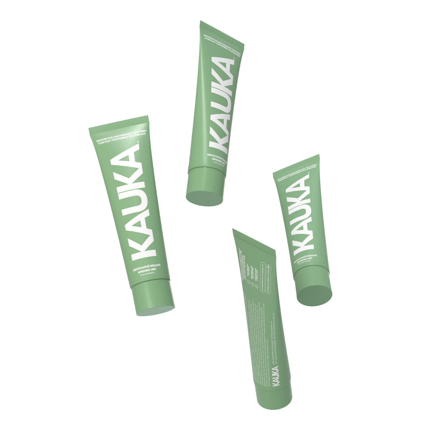 Triple Pack : Dentifrice Sans Fluor à la Menthe Rafraîchissante