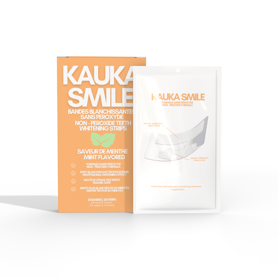 Strips Pack : 2 packs of Kauka Smile Whitening Strips (peroxide-free)