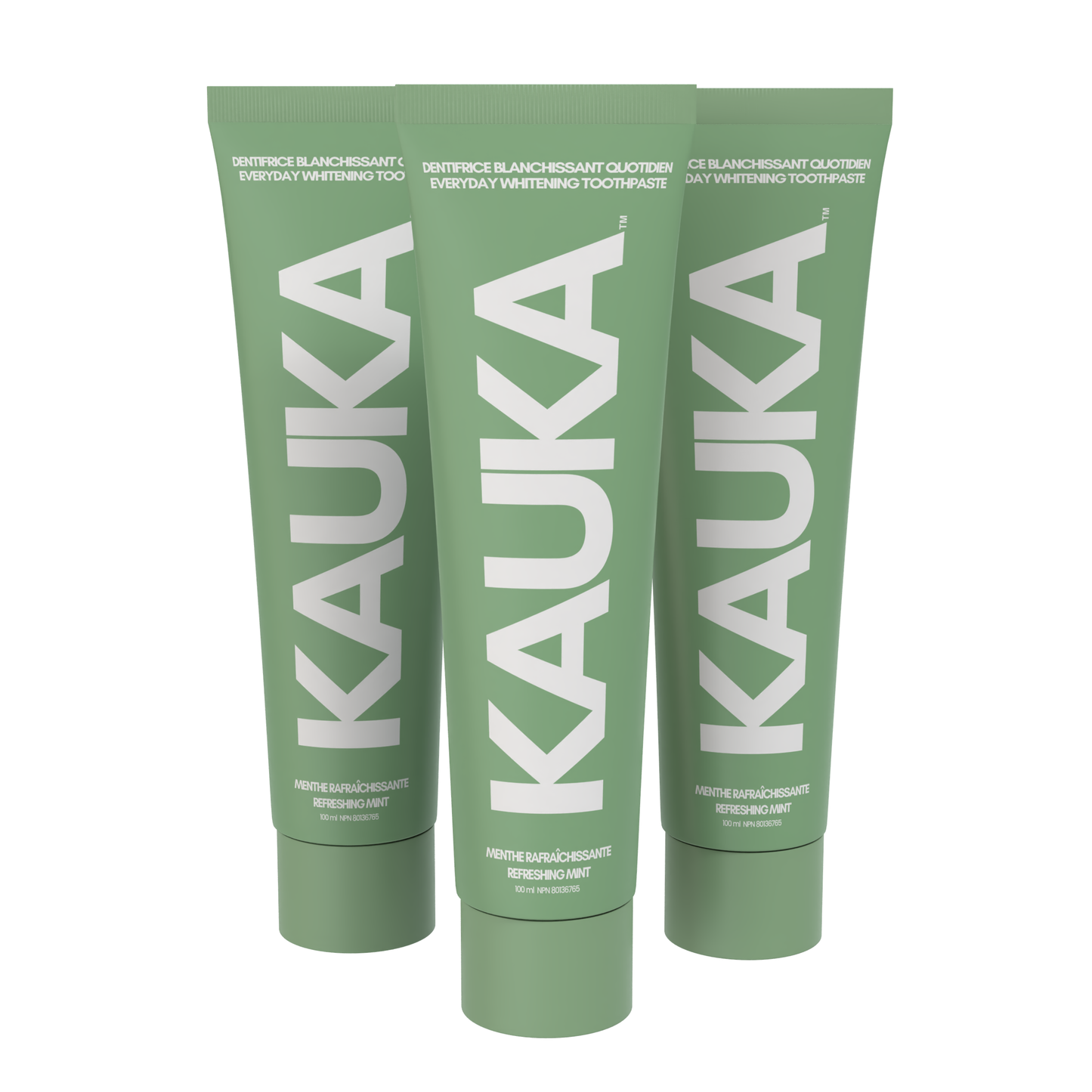 Triple Pack : Dentifrice Sans Fluor à la Menthe Rafraîchissante