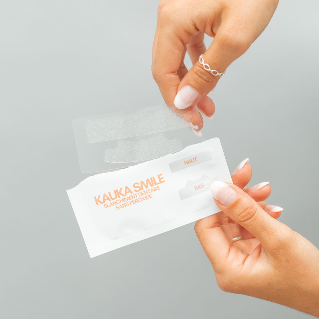 Strips Pack : 2 packs of Kauka Smile Whitening Strips (peroxide-free)