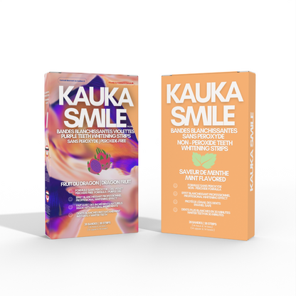 Multi-Strips Pack: 1 Pack of Transparent Strips + 1 Pack of Purple Strips