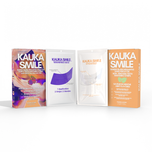 Multi-Strips Pack: 1 Pack of Transparent Strips + 1 Pack of Purple Strips